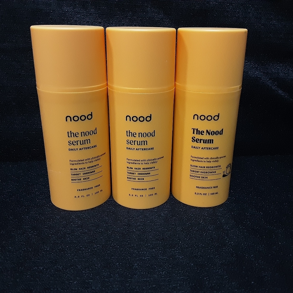 3 New The Nood Serum Daily Aftercare - Yellow Bottle